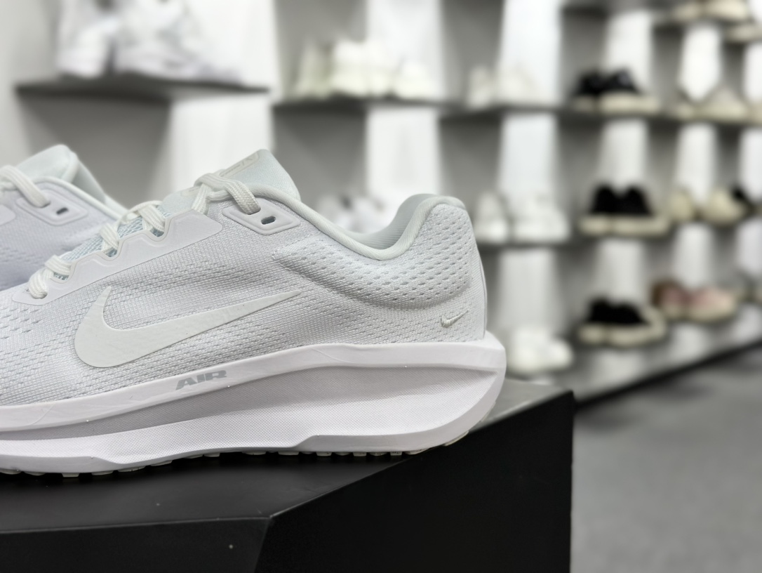 耐克Nike Winflo 11 Low”All White”温弗洛11代系列低帮跑步鞋“网织全白”FJ9509-100