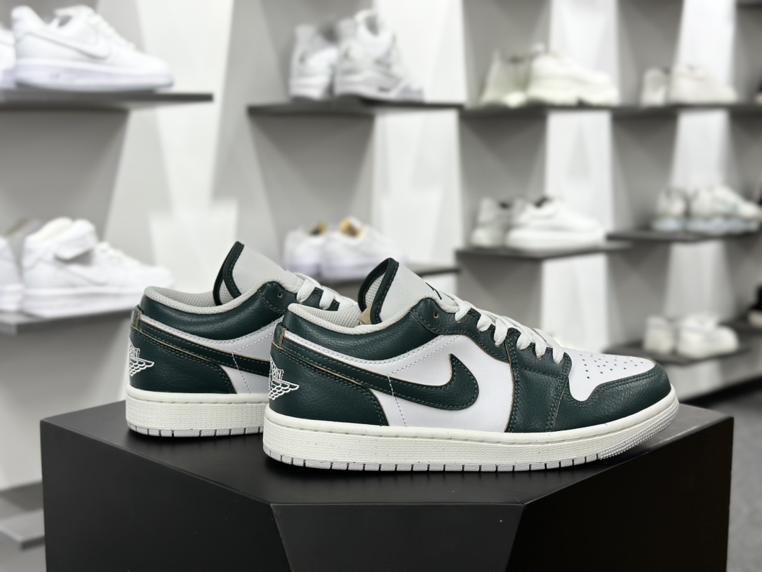 耐克Nike Air Jordan 1 Low”Oxidized Green/Sail”AJ1乔丹一代低帮篮球鞋“氧化绿帆白”FQ7687-300