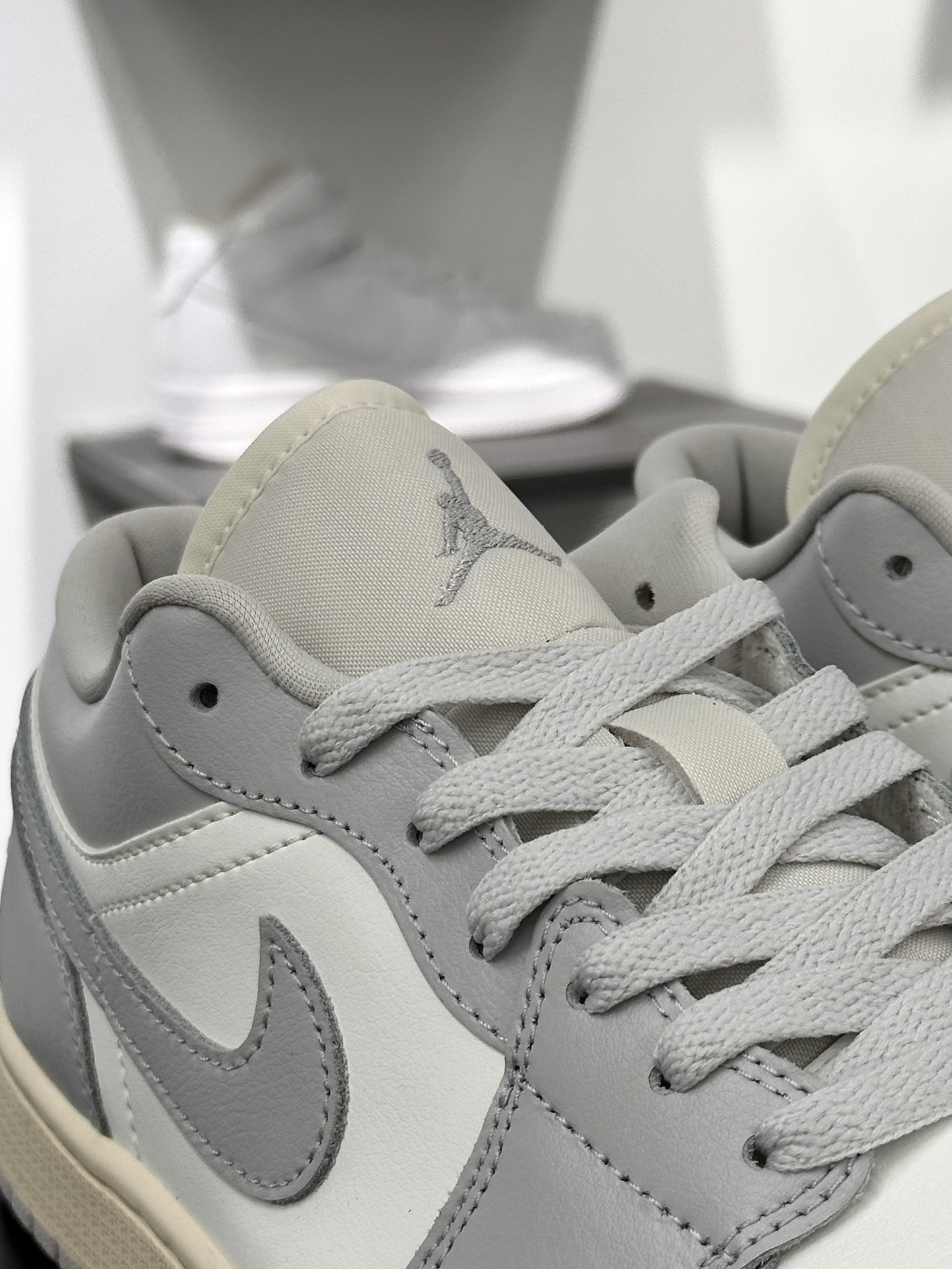 耐克Nike Air Jordan 1 Low”Light Grey/Sail”AJ1乔丹一代篮球鞋“浅灰帆白”DC0774-103