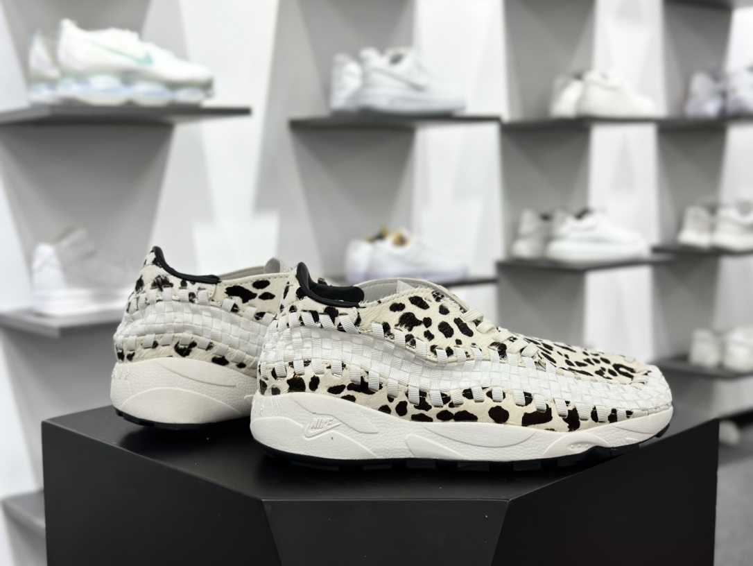 KE Air Footscape Woven”White Cow”足部编织慢跑鞋“乳白黑奶牛”FB1959-102