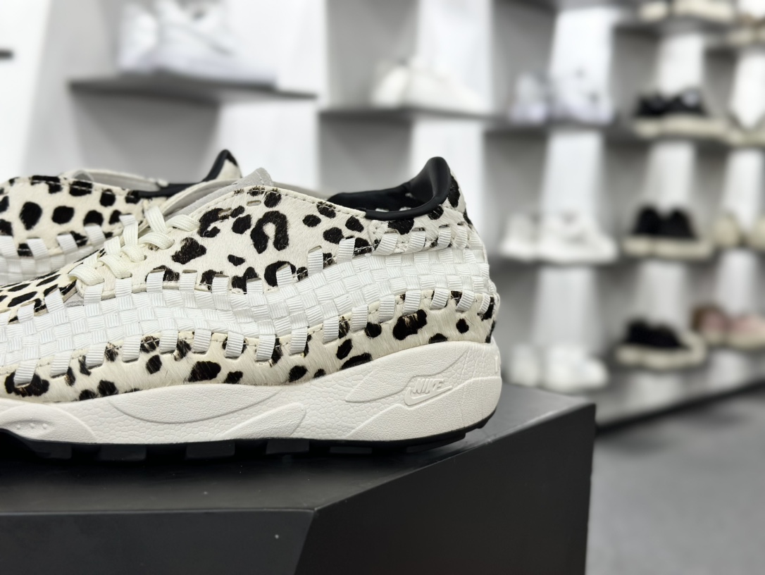 KE Air Footscape Woven”White Cow”足部编织慢跑鞋“乳白黑奶牛”FB1959-102