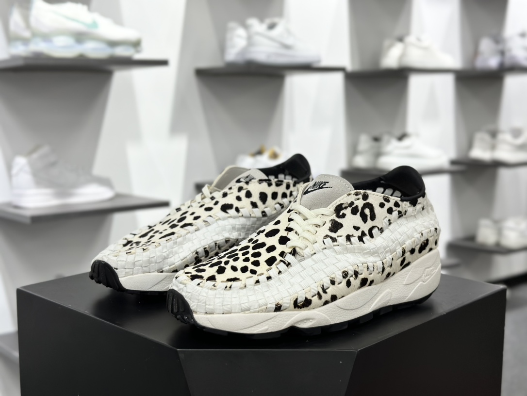 KE Air Footscape Woven”White Cow”足部编织慢跑鞋“乳白黑奶牛”FB1959-102