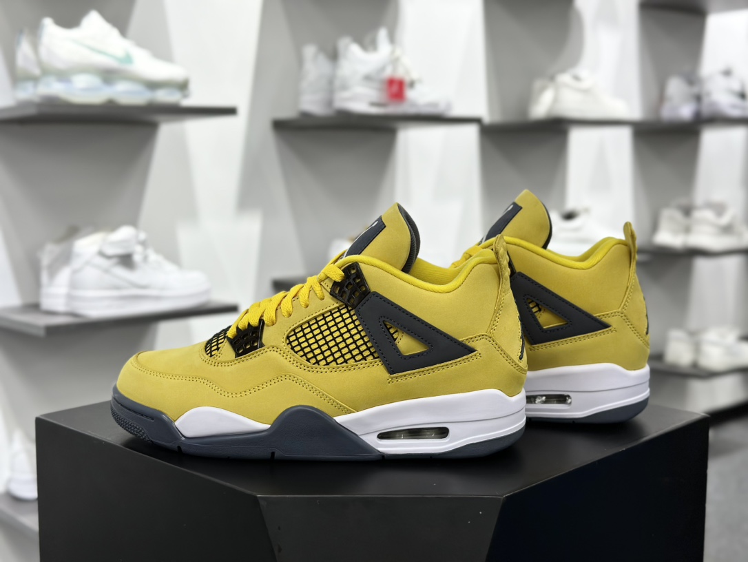 耐克Nike Air Jordan 4 Retro LS”Lightning”迈克尔·乔丹AJ4代中帮篮球鞋“电母大黄蜂闪电”CT8527-700