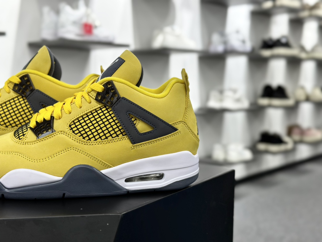 耐克Nike Air Jordan 4 Retro LS”Lightning”迈克尔·乔丹AJ4代中帮篮球鞋“电母大黄蜂闪电”CT8527-700