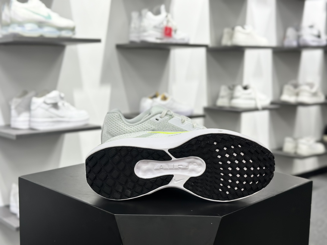 耐克Nike Winflo 11 Low”Sail/Volt”温弗洛11代系列低帮跑步鞋“网织米白荧光绿”FJ9510-102