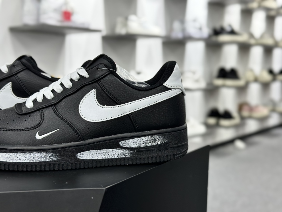 耐克Nike Air Force 1 07 Low ”Black/White”空军一号板鞋“黑白钩子涂鸦小权志龙”CI9533-081