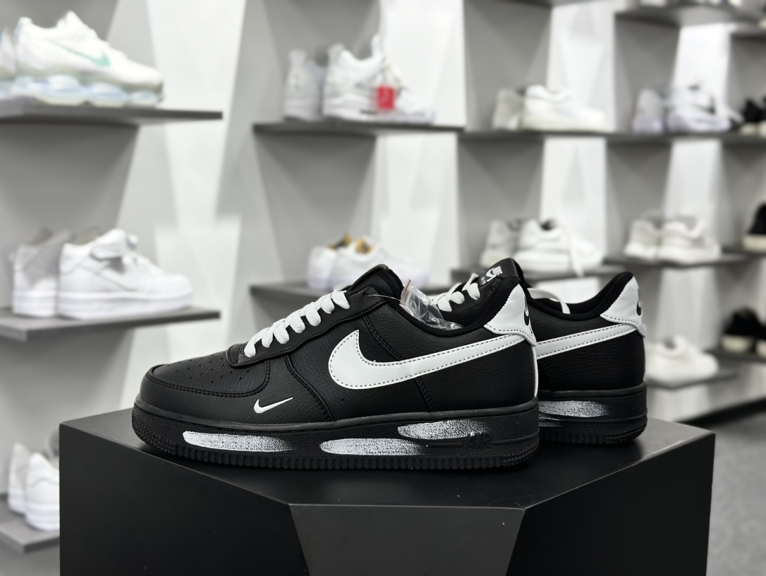 耐克Nike Air Force 1 07 Low ”Black/White”空军一号板鞋“黑白钩子涂鸦小权志龙”CI9533-081