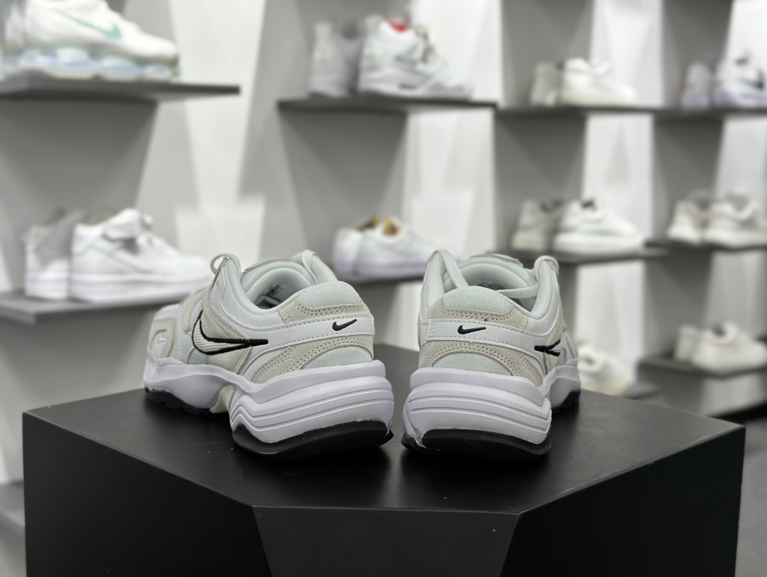 耐克Nike AL8”White Black”系列低帮复古百搭厚底老爹风休闲运动慢跑鞋“白黑浅灰”FJ3794-102