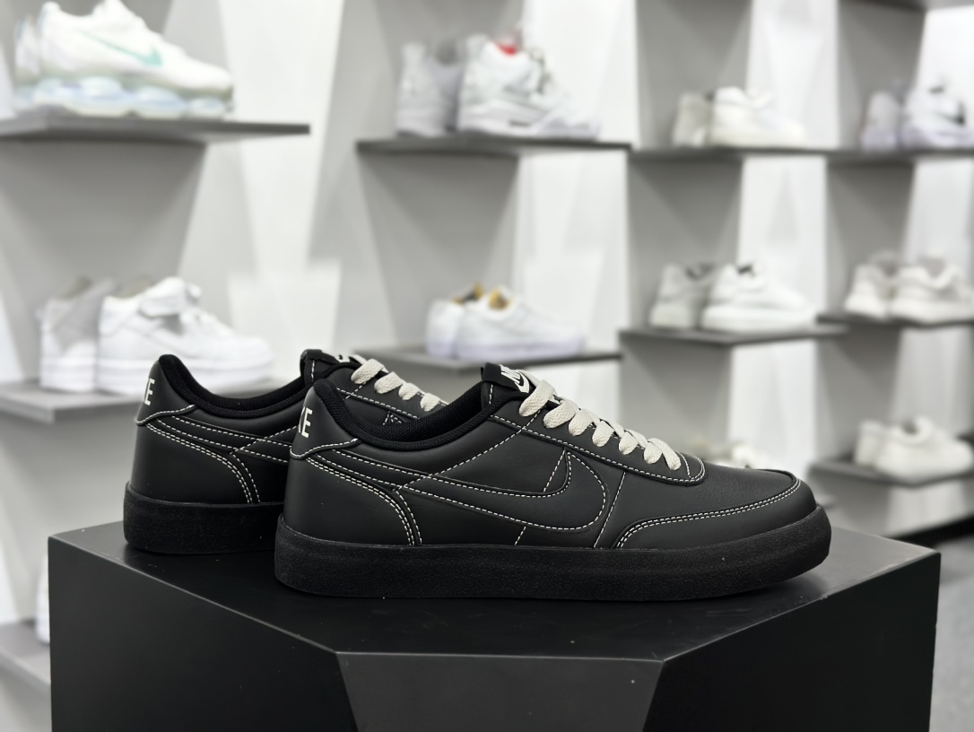 Nike Killshot 2 Leather 致命射击二代系列低帮美式经典复古休闲运动板鞋“皮革黑白车线”HJ7263-010