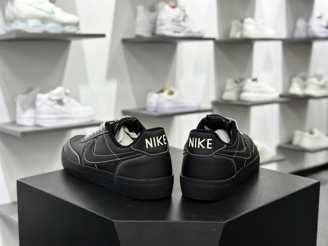 Nike Killshot 2 Leather 致命射击二代系列低帮美式经典复古休闲运动板鞋“皮革黑白车线”HJ7263-010