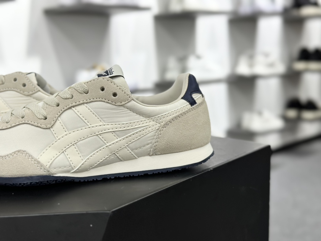 鬼塚虎/Onitsuka Tiger Serrano Low 塞拉诺系列低帮薄底复古经典百搭休闲慢跑鞋