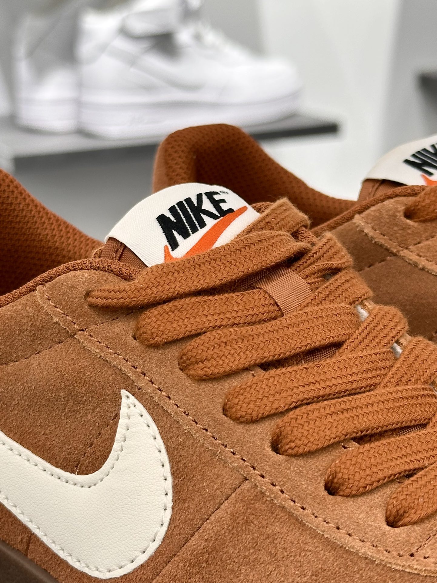 Nike Killshot 2 Leather 致命射击二代系列低帮美式经典复古休闲运动板鞋“翻毛褐橙白焦糖底”FQ8903-200