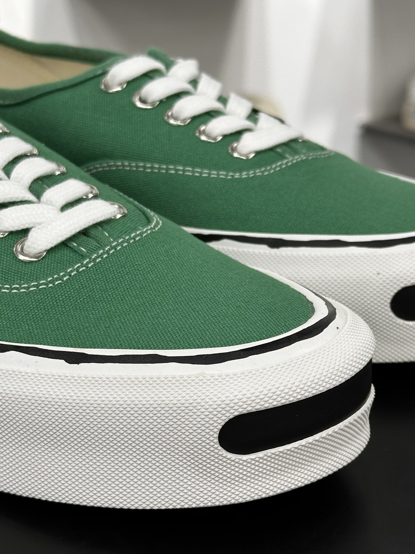 KAMIYA Vulcanize Low Sneaker 系列开口笑硫化滑板板鞋“联名青草绿”C13FW703-GREEN