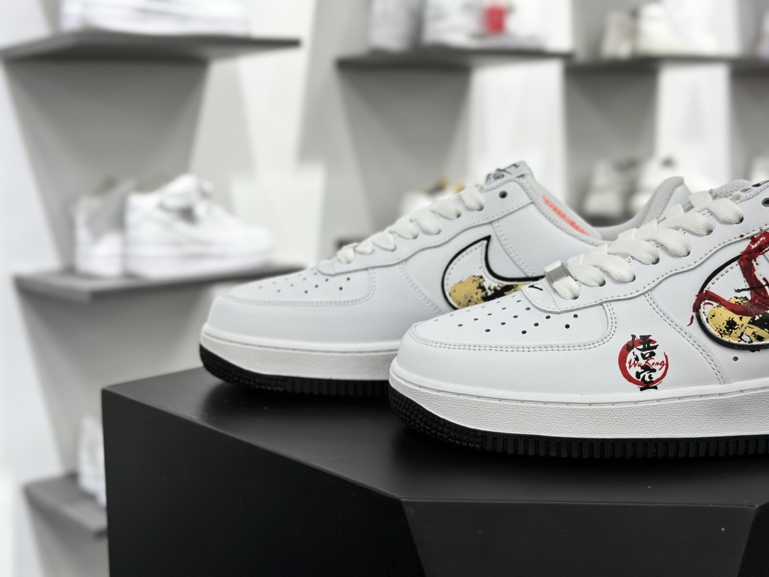 ke Air Force 1 07 Low ”Goku”空军一号经典低帮百搭板鞋“白黑悟空涂鸦”DV0788-301