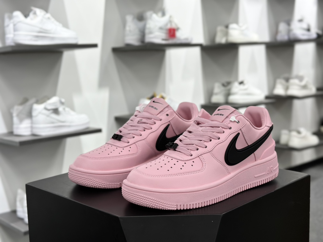 Air Force 1 Low SP”Pink Black”空军一号宽底版板鞋“联名香草绿白大钩”DV3464-800