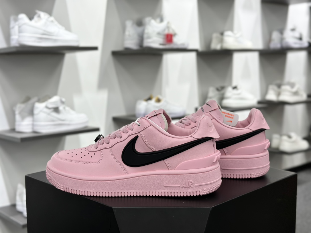 Air Force 1 Low SP”Pink Black”空军一号宽底版板鞋“联名香草绿白大钩”DV3464-800