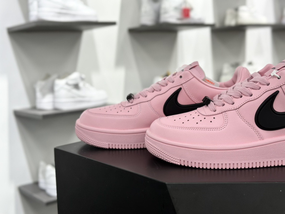 Air Force 1 Low SP”Pink Black”空军一号宽底版板鞋“联名香草绿白大钩”DV3464-800