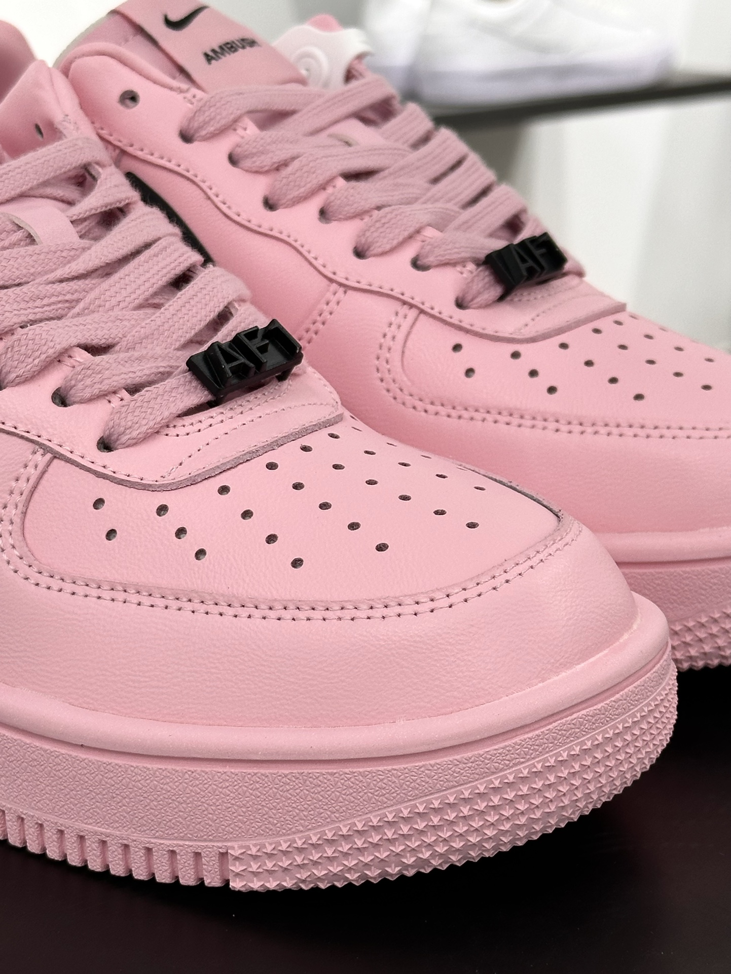 Air Force 1 Low SP”Pink Black”空军一号宽底版板鞋“联名香草绿白大钩”DV3464-800