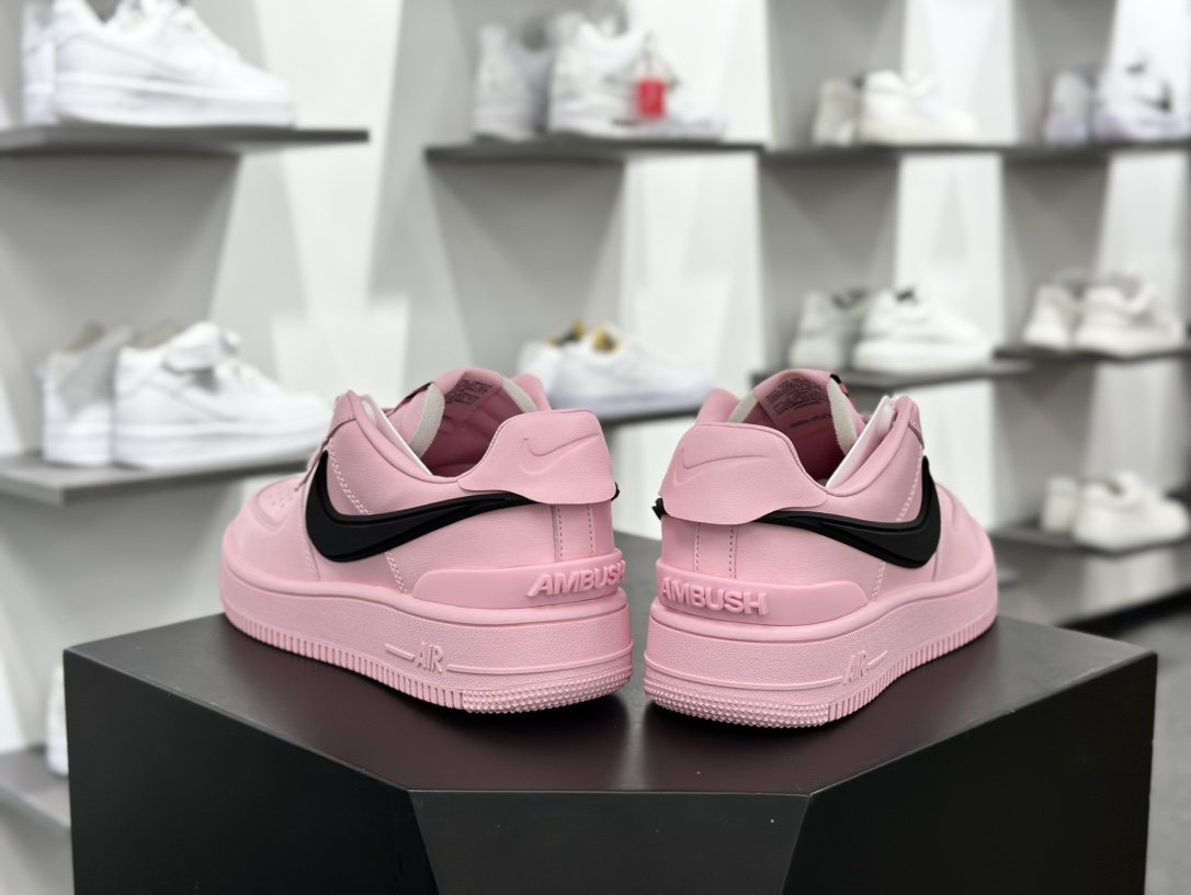 Air Force 1 Low SP”Pink Black”空军一号宽底版板鞋“联名香草绿白大钩”DV3464-800