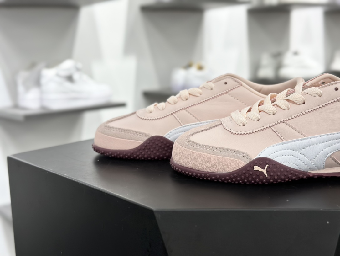 Puma Bella UT Low 贝拉UT系列低帮薄底德训慢跑鞋“皮革胭脂粉白树莓紫”402186-04