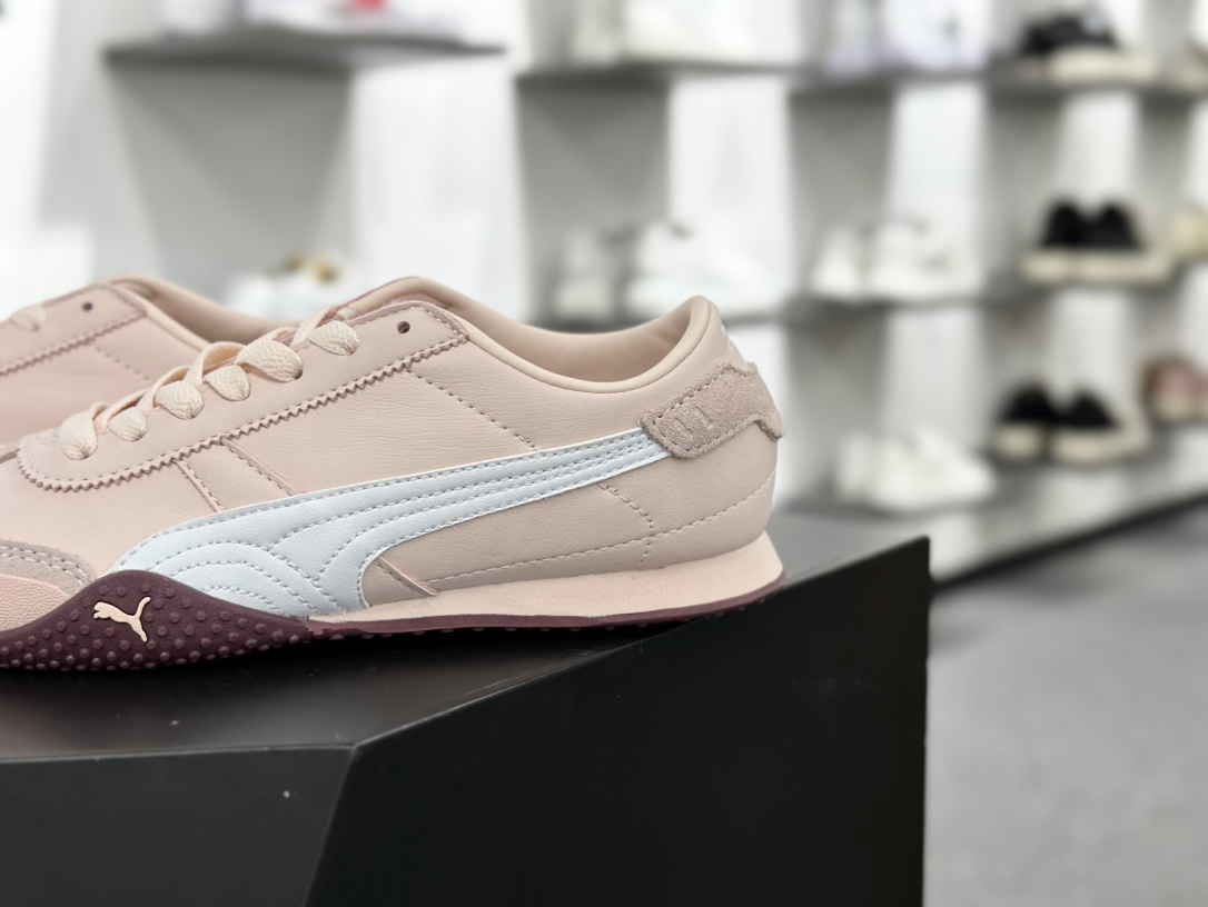 Puma Bella UT Low 贝拉UT系列低帮薄底德训慢跑鞋“皮革胭脂粉白树莓紫”402186-04