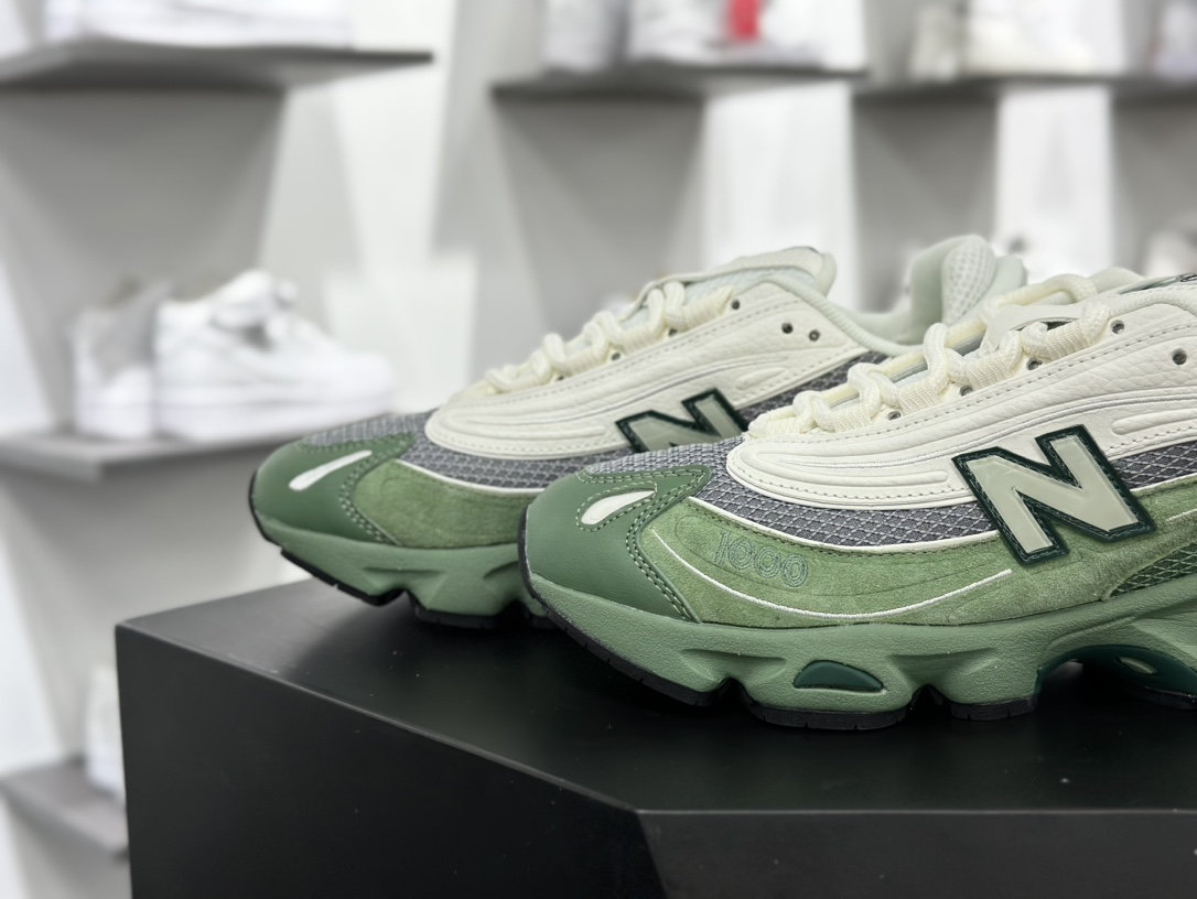 New Balance M1000 白绿 M1000系列复古休闲运动慢跑鞋 M1000MA