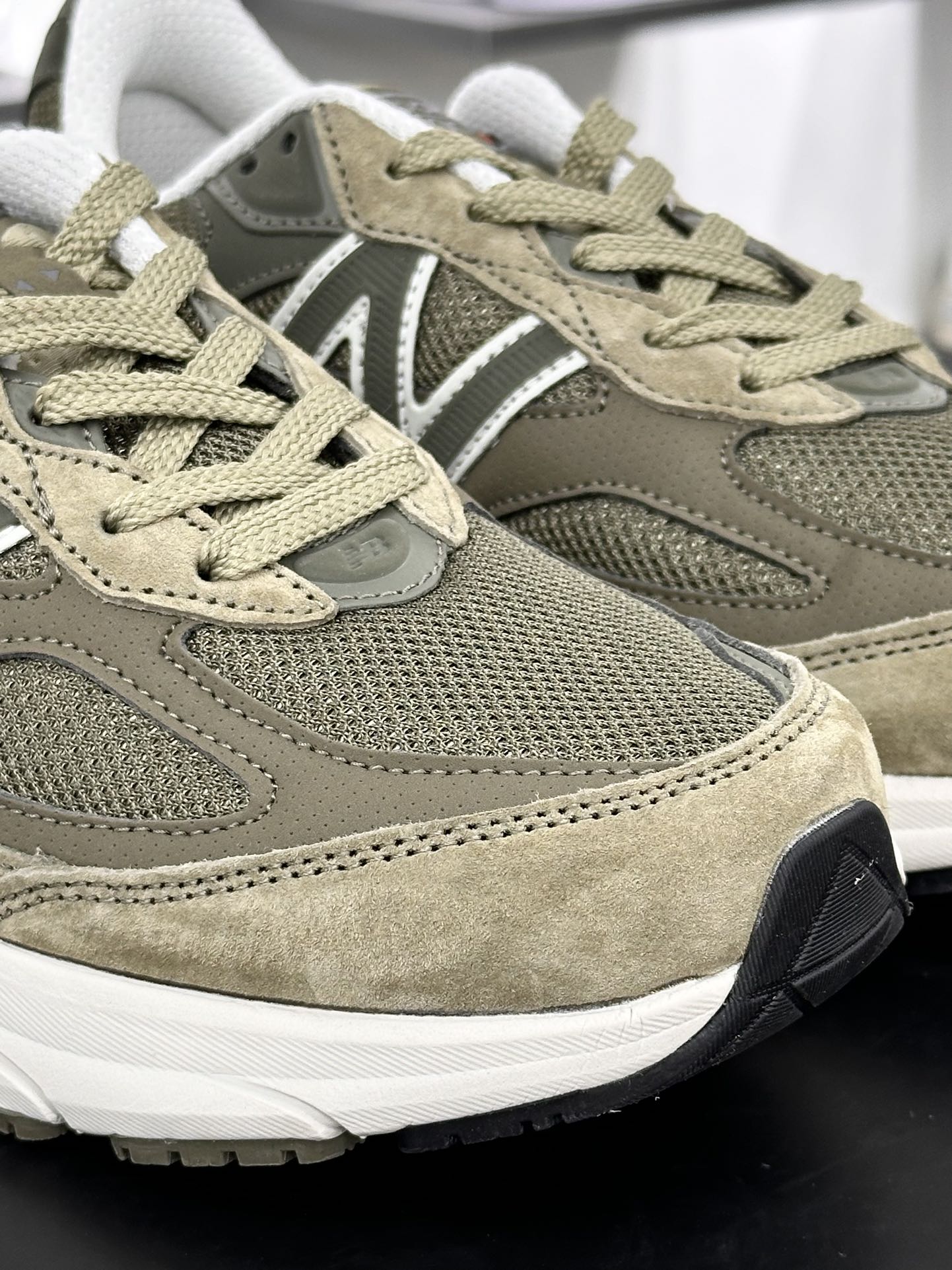 Teddy Santis x NB新百伦New Balance 990v6 Made in USA”True Camo”系列低帮跑步鞋“军绿橄榄绿”U990TB6