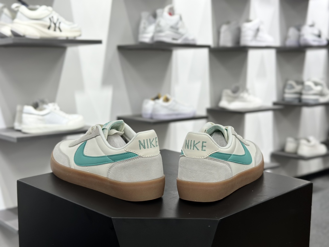 Nike Killshot 2 Leather 致命射击二代系列低帮美式经典复古休闲运动板鞋“皮革帆白海岛绿生胶底”432997-126