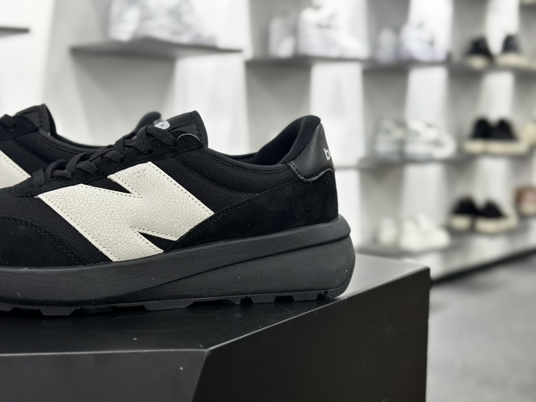 NB新百伦New Balance U370系列低帮复古休闲运动慢跑鞋“黑白”U370PB