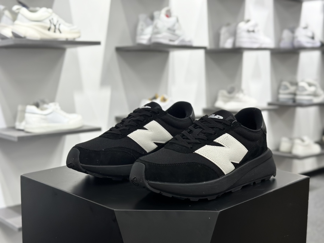 NB新百伦New Balance U370系列低帮复古休闲运动慢跑鞋“黑白”U370PB