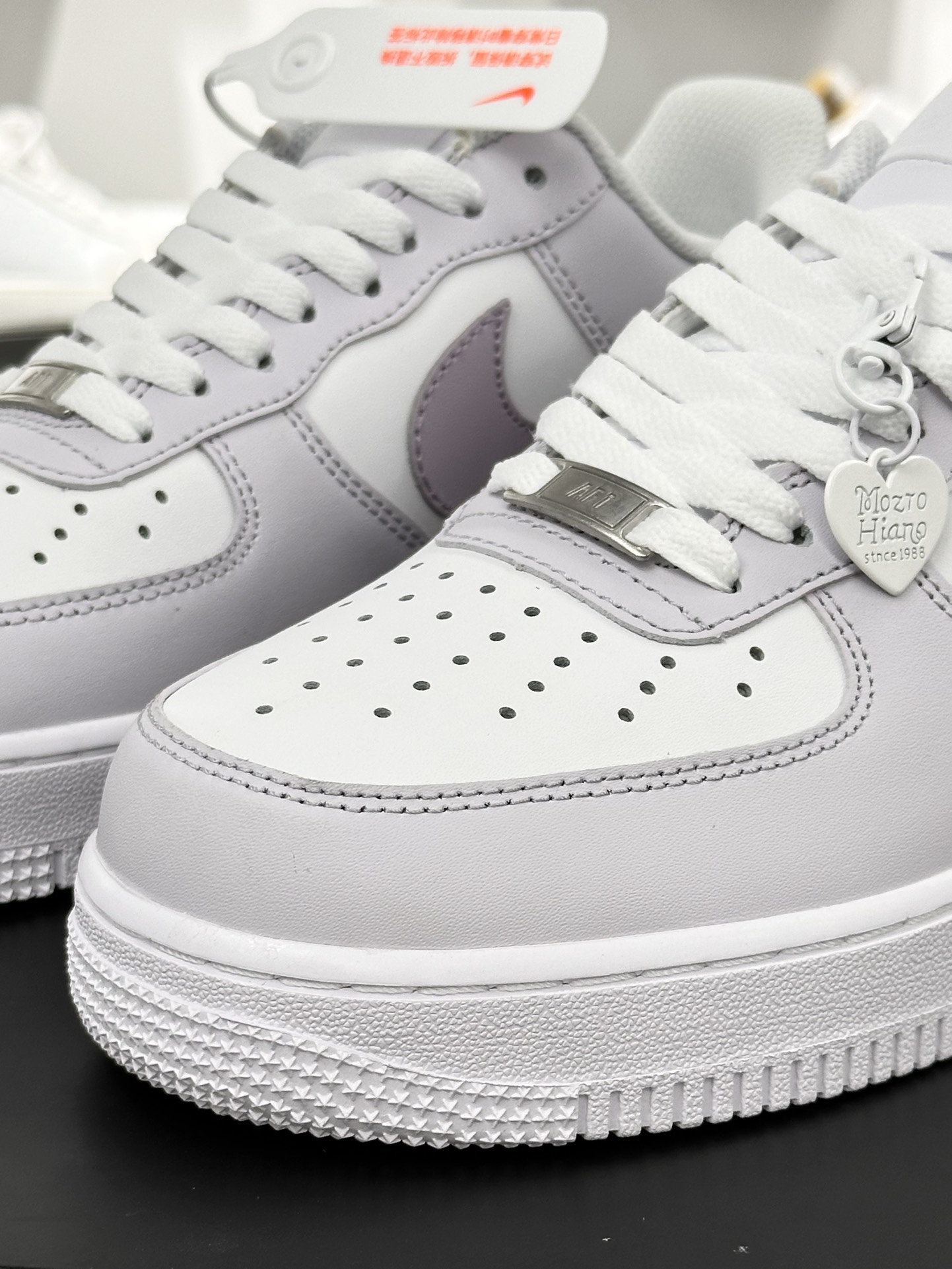 耐克Nike Air Force 1 07 LV8 Low”Sweet heart”空军一号板鞋“白淡粉紫甜心涂鸦”DY8899-004