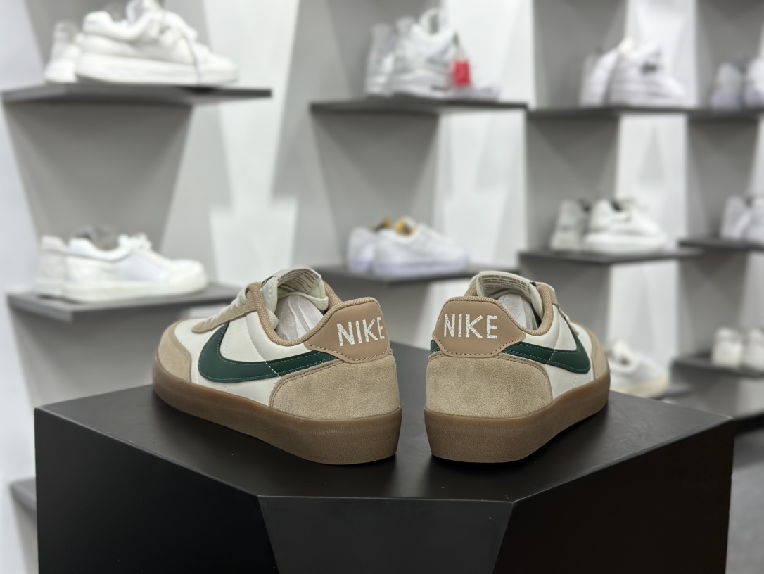 Nike Killshot 2 Leather 致命射击二代系列低帮美式经典板鞋“皮革奶茶白黄暗绿生胶底”HF14861-133