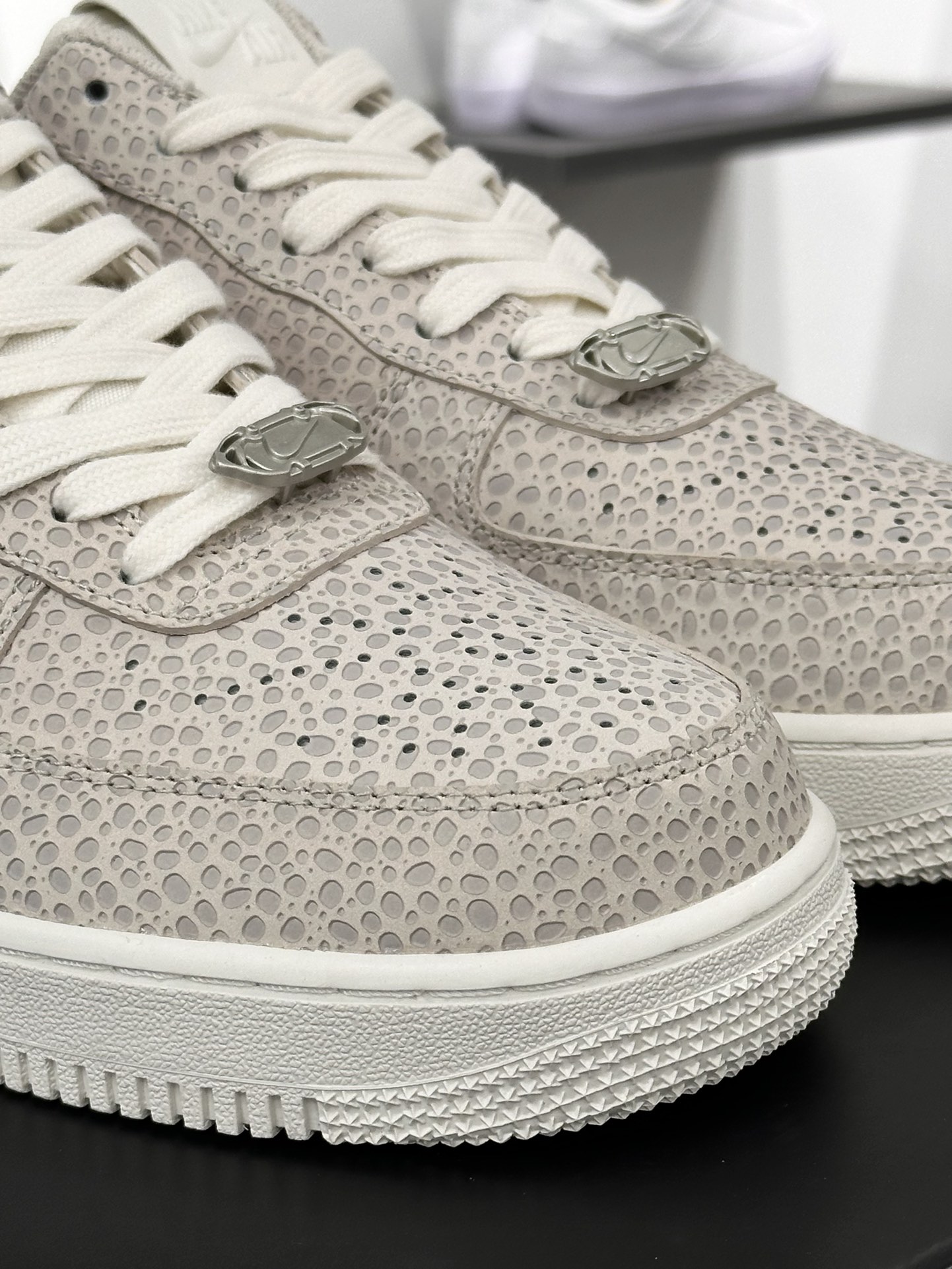 耐克Nike Air Force 1 '07 Low”Safari Phantom”空军一号系列经典低帮板鞋“米白石斑纹”FV6519-001