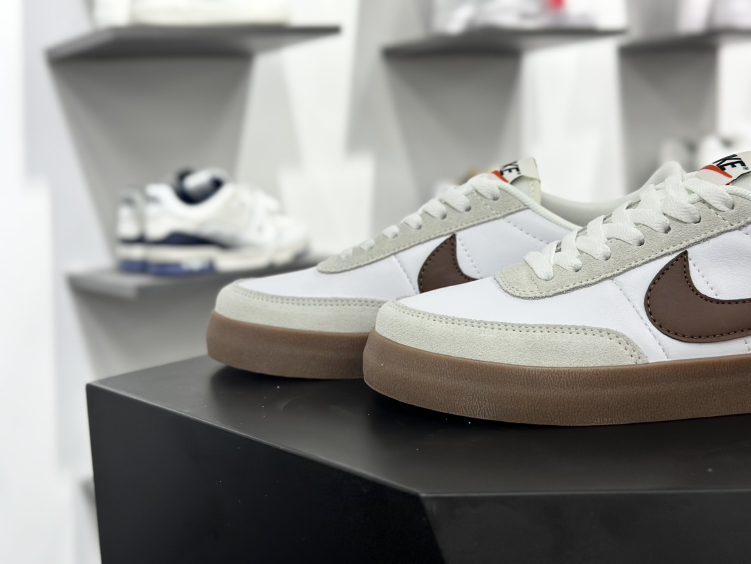 Nike Killshot 2 Leather 致命射击二代系列低帮板鞋“皮革白灰可可棕生胶底”432997-130