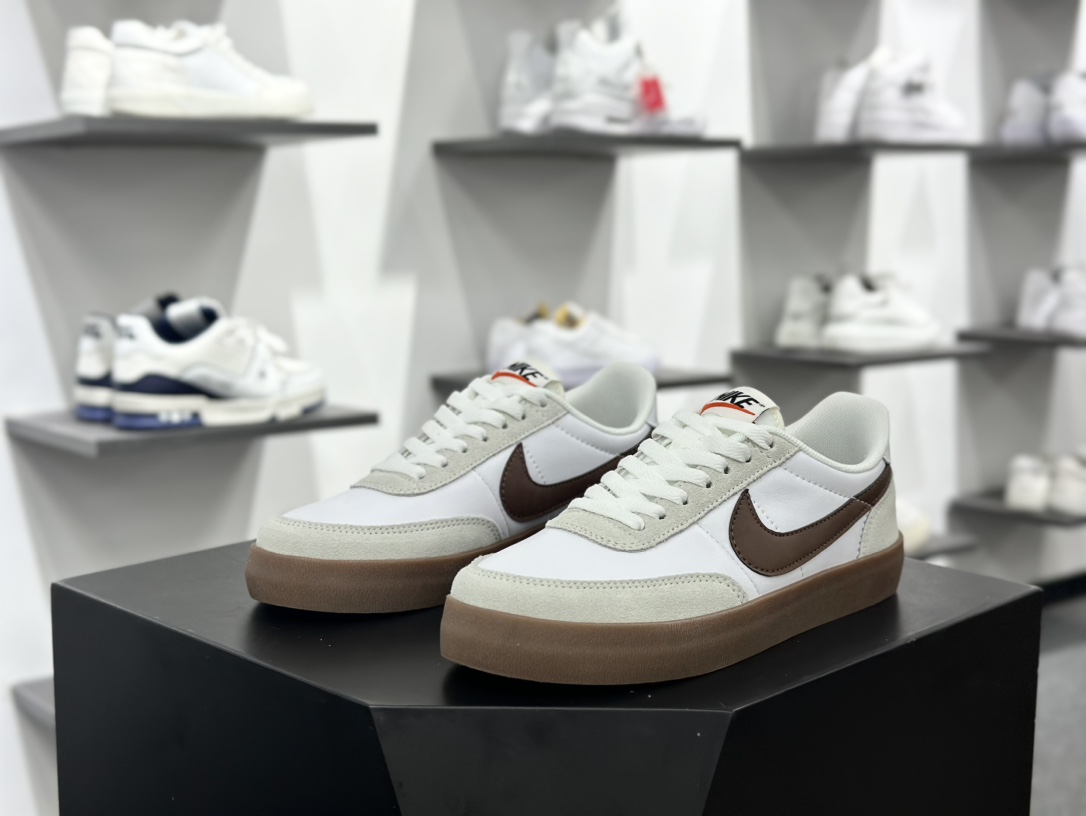 Nike Killshot 2 Leather 致命射击二代系列低帮板鞋“皮革白灰可可棕生胶底”432997-130