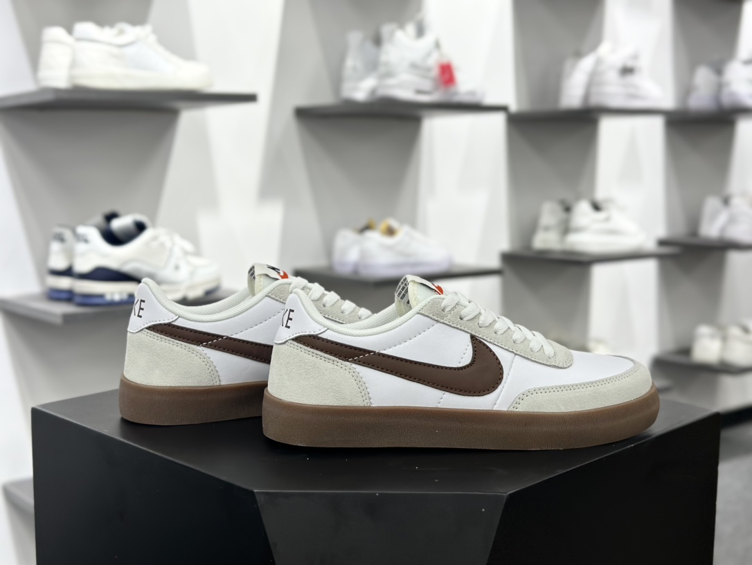 Nike Killshot 2 Leather 致命射击二代系列低帮板鞋“皮革白灰可可棕生胶底”432997-130