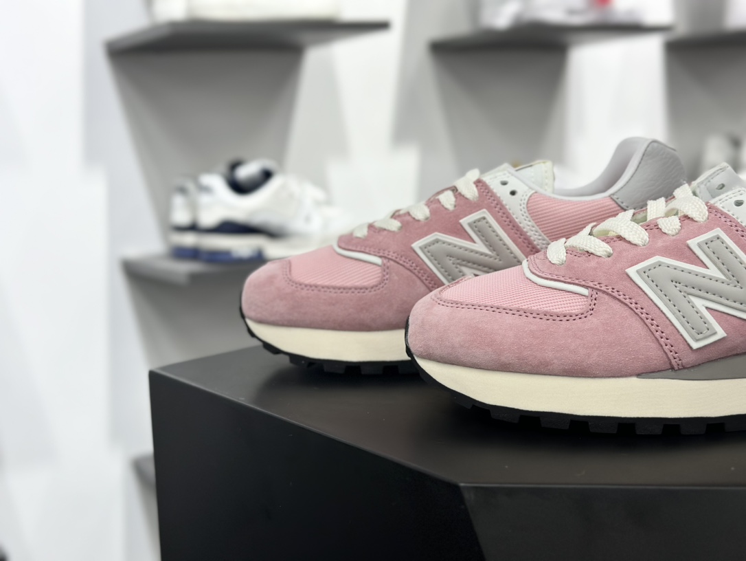 新百伦New Balance U574升级版系列低帮慢跑鞋“樱花浅粉灰”U574LGOP