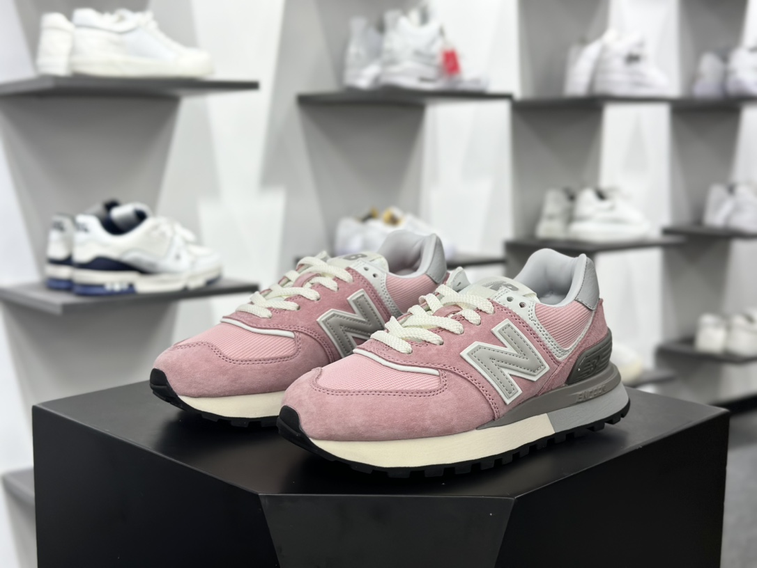 新百伦New Balance U574升级版系列低帮慢跑鞋“樱花浅粉灰”U574LGOP