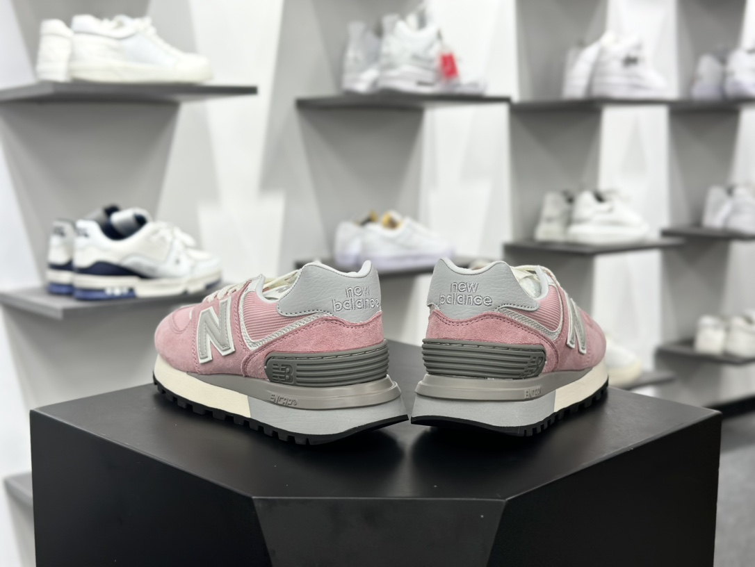 新百伦New Balance U574升级版系列低帮慢跑鞋“樱花浅粉灰”U574LGOP