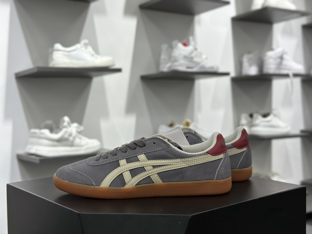 鬼塚虎/Onitsuka Tiger Tokuten 得分系列低帮复古德训风板鞋“帆布米黄棕生胶底”1183C254-200