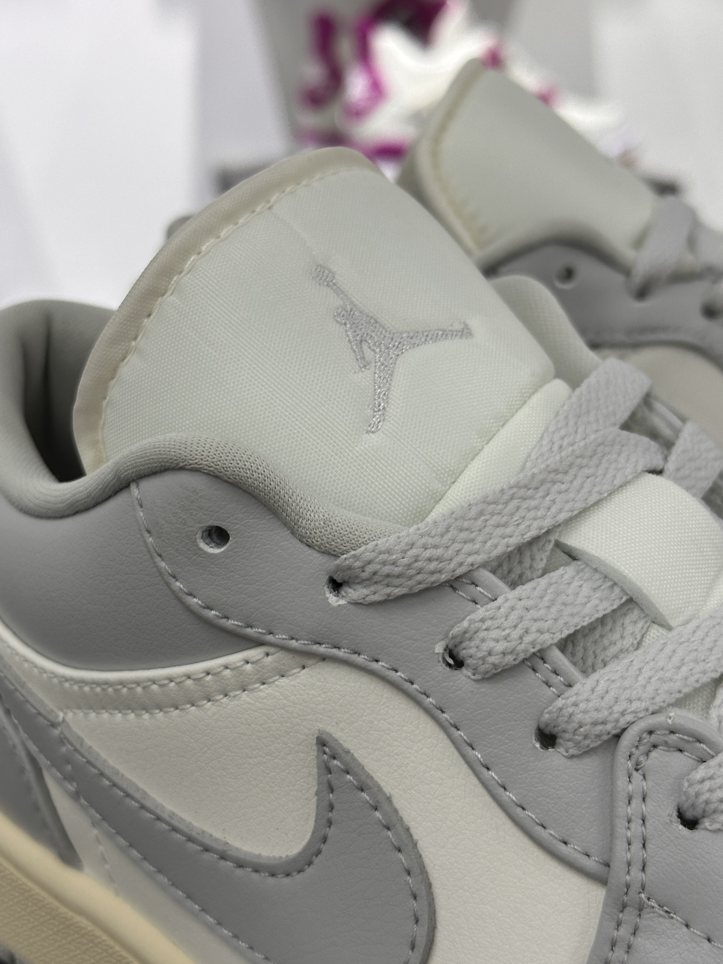 耐克Nike Air Jordan 1 Low”Light Grey/Sail”AJ1乔丹一代低帮篮球鞋“浅灰帆白”DC0774-103