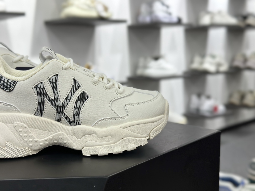 New York Yankees x MLB Big Ball Chunky MONO LT 厚底运动慢跑鞋 3ASHBWM4N(GP001) 满印老花