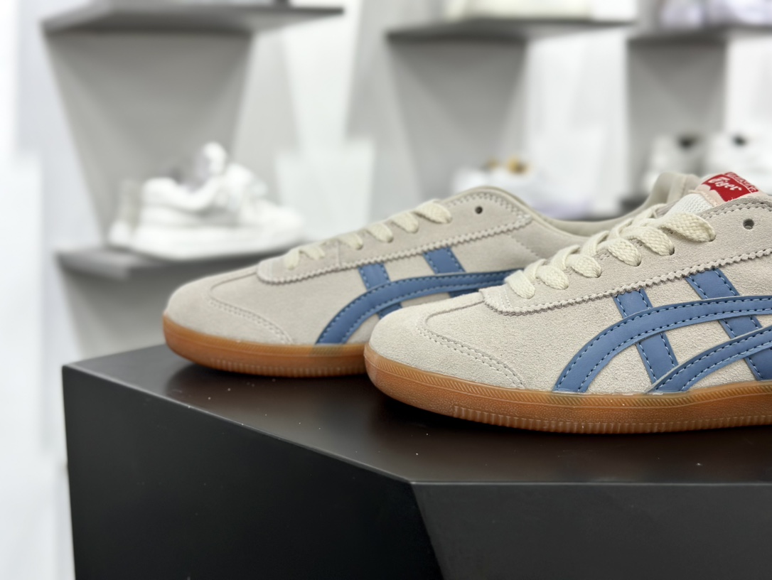 鬼塚虎/Onitsuka Tiger Tokuten 得分系列低帮复古板鞋 白蓝生胶1183A907-202