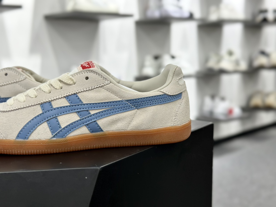 鬼塚虎/Onitsuka Tiger Tokuten 得分系列低帮复古板鞋 白蓝生胶1183A907-202