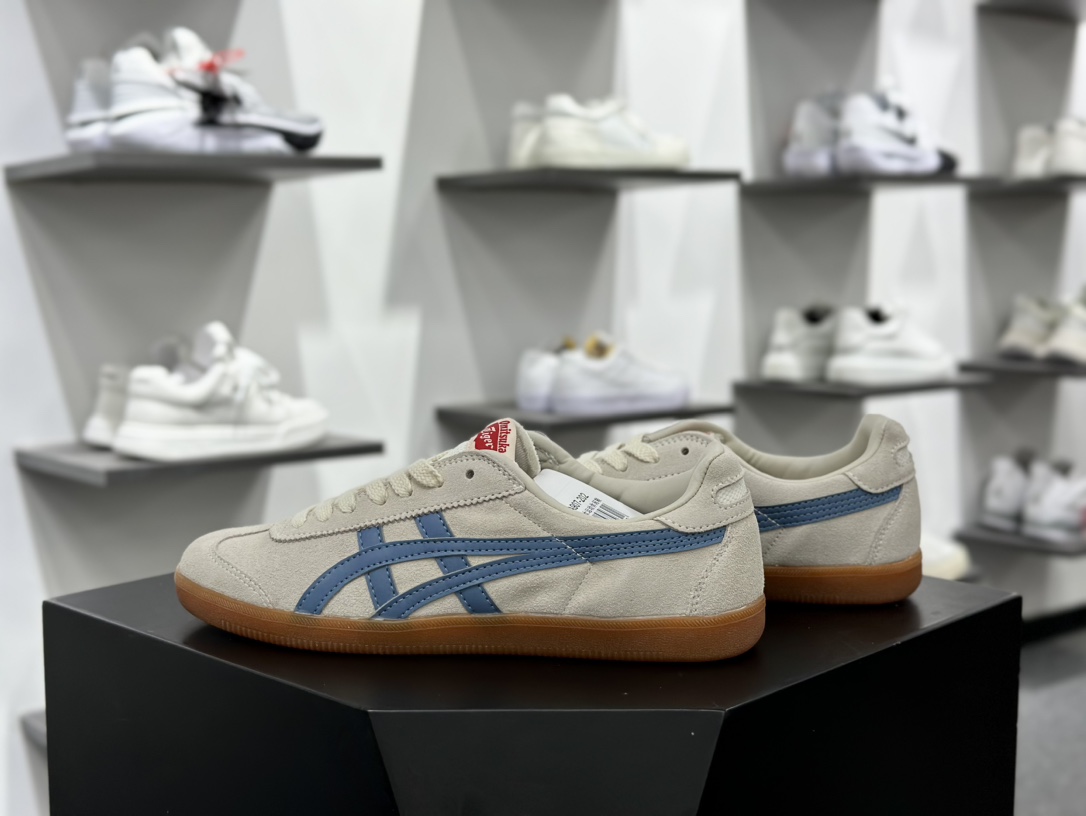 鬼塚虎/Onitsuka Tiger Tokuten 得分系列低帮复古板鞋 白蓝生胶1183A907-202