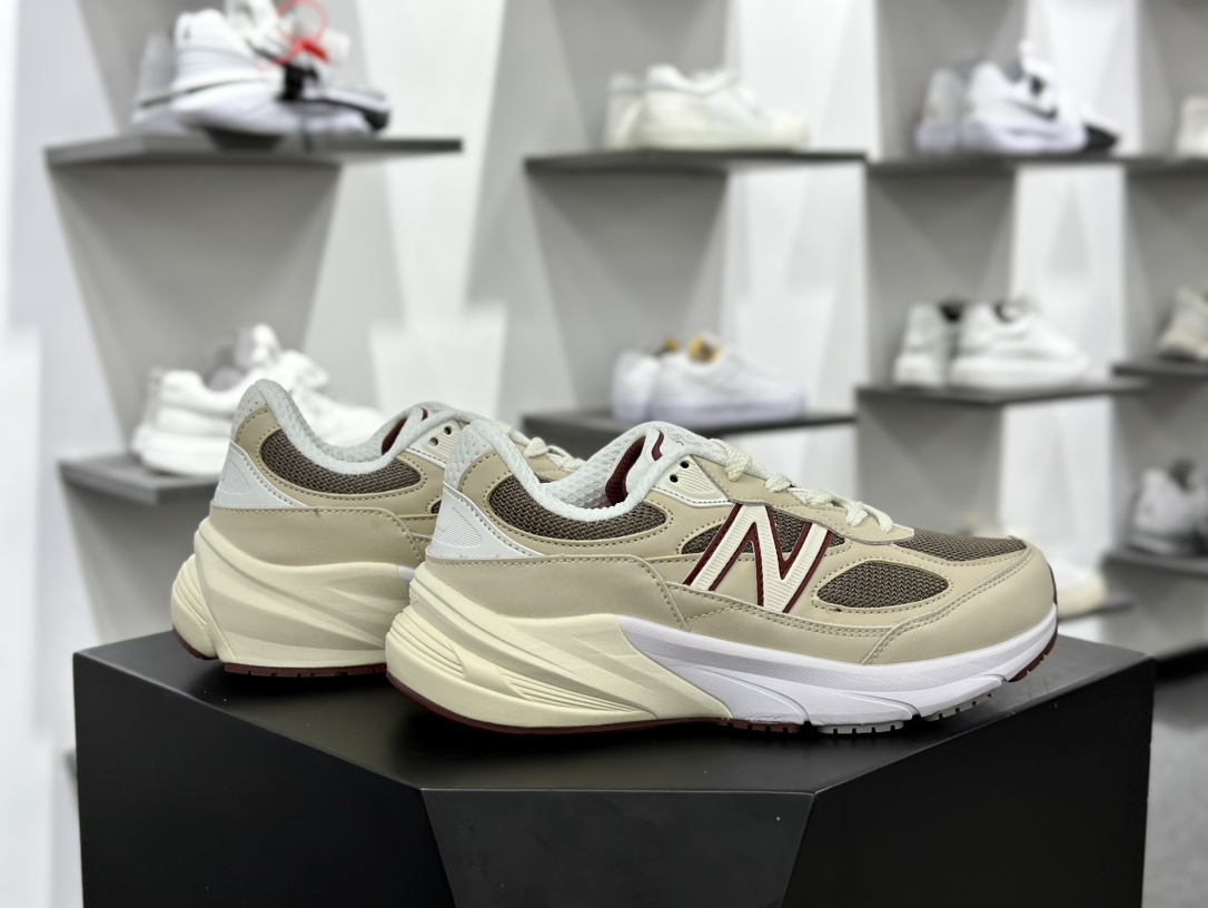 New Balance U990LO6 新百伦NB990V6 米色 第六代总统复古慢跑鞋