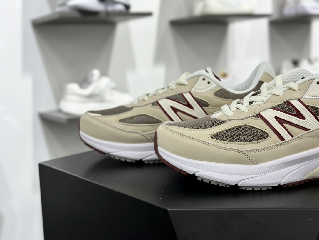 New Balance U990LO6 新百伦NB990V6 米色 第六代总统复古慢跑鞋