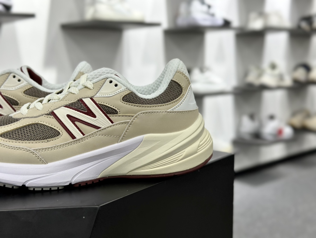 New Balance U990LO6 新百伦NB990V6 米色 第六代总统复古慢跑鞋