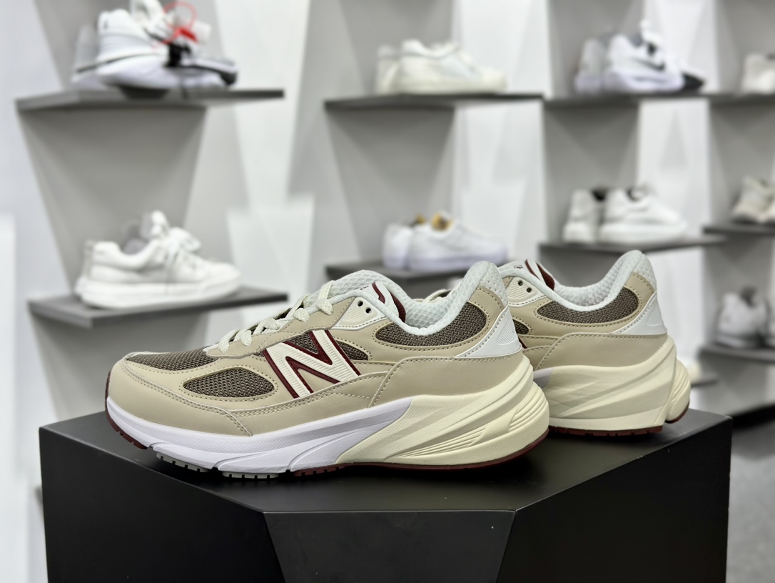 New Balance U990LO6 新百伦NB990V6 米色 第六代总统复古慢跑鞋