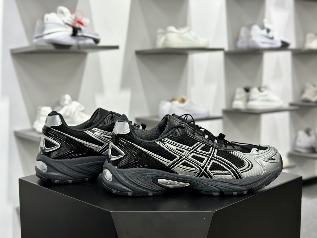 亚瑟士/ASICS Gel-Kahana TR V4”BLack Sliver”系列轻量缓震休闲运动跑步鞋“黑银”1203A497-001